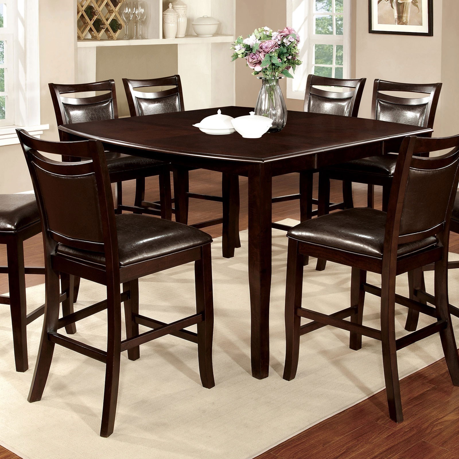 Janeta marble top counter height dining table red barrel outlet studio